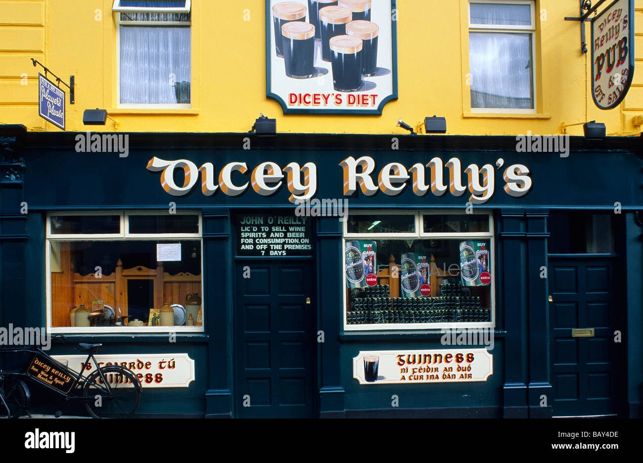 Europa, Großbritannien, Irland, Co. Donegal, Ballyshannon, riskant Reillys Pub Stockfoto