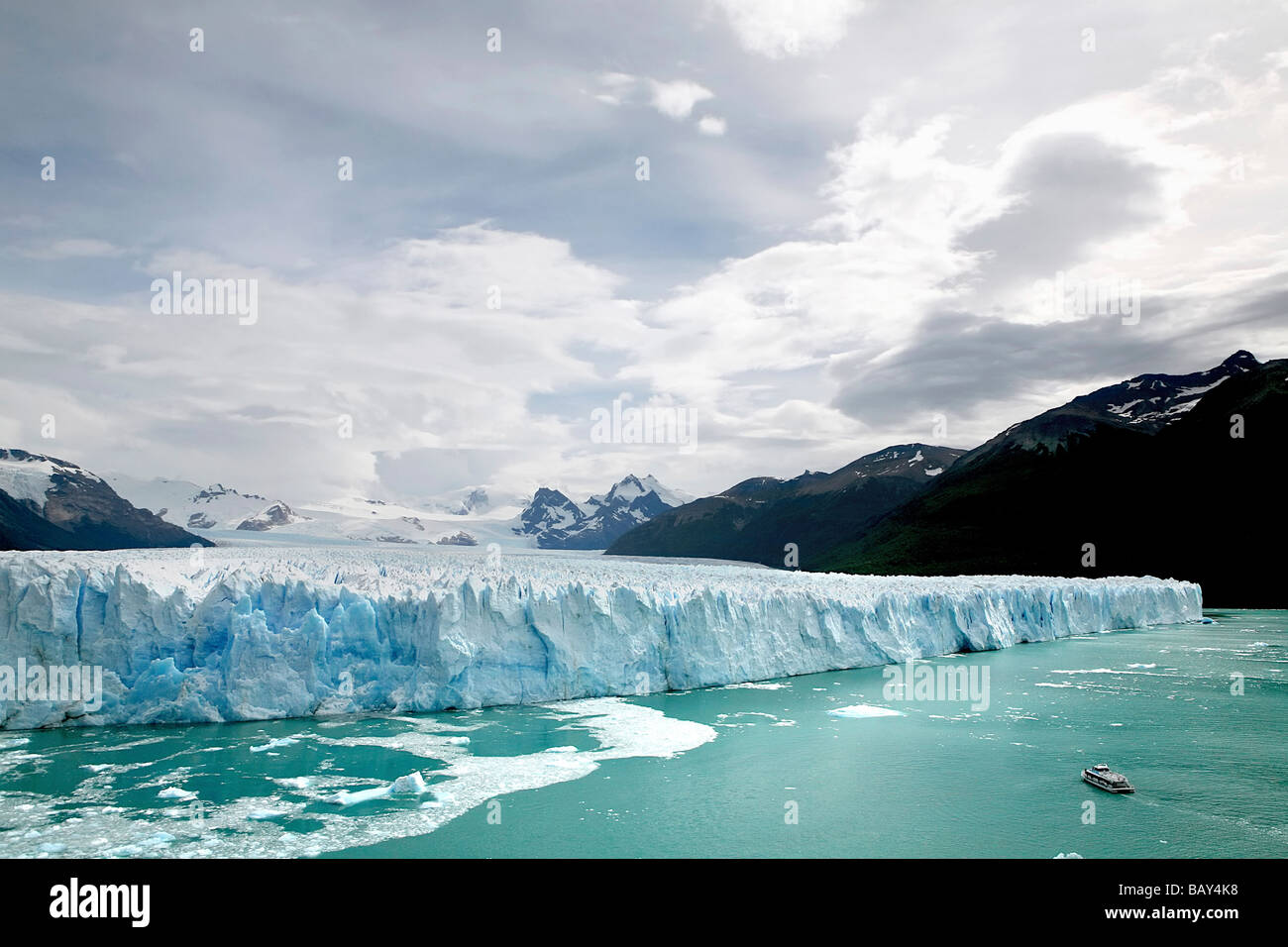 Perito Moreno Gletscher, Nationalpark Los Glaciares, Patagonien, Argentinien, Südamerika Stockfoto
