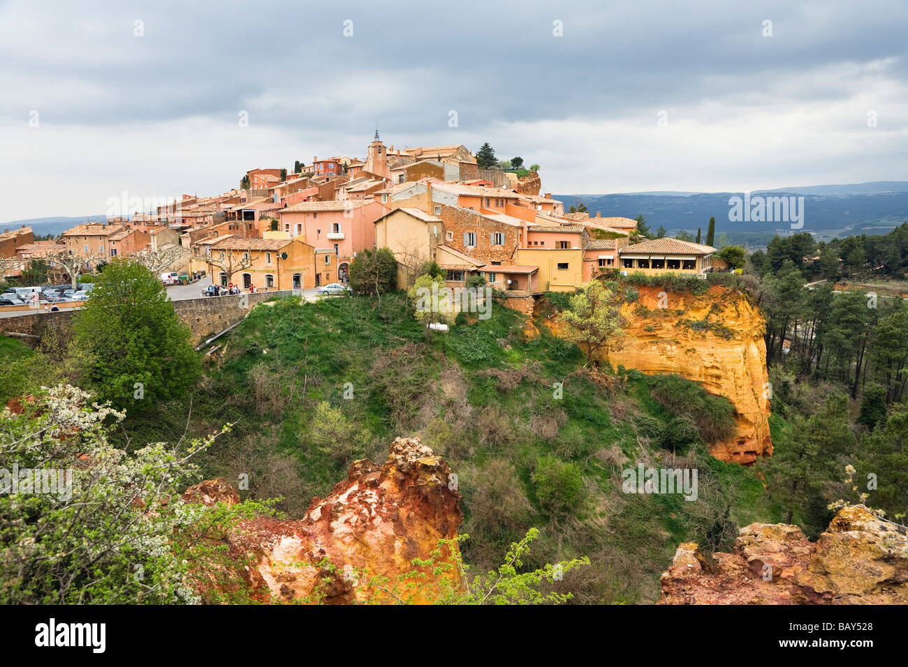 Roussillon, Languedoc Roussillon, Provence, Südfrankreich Stockfoto