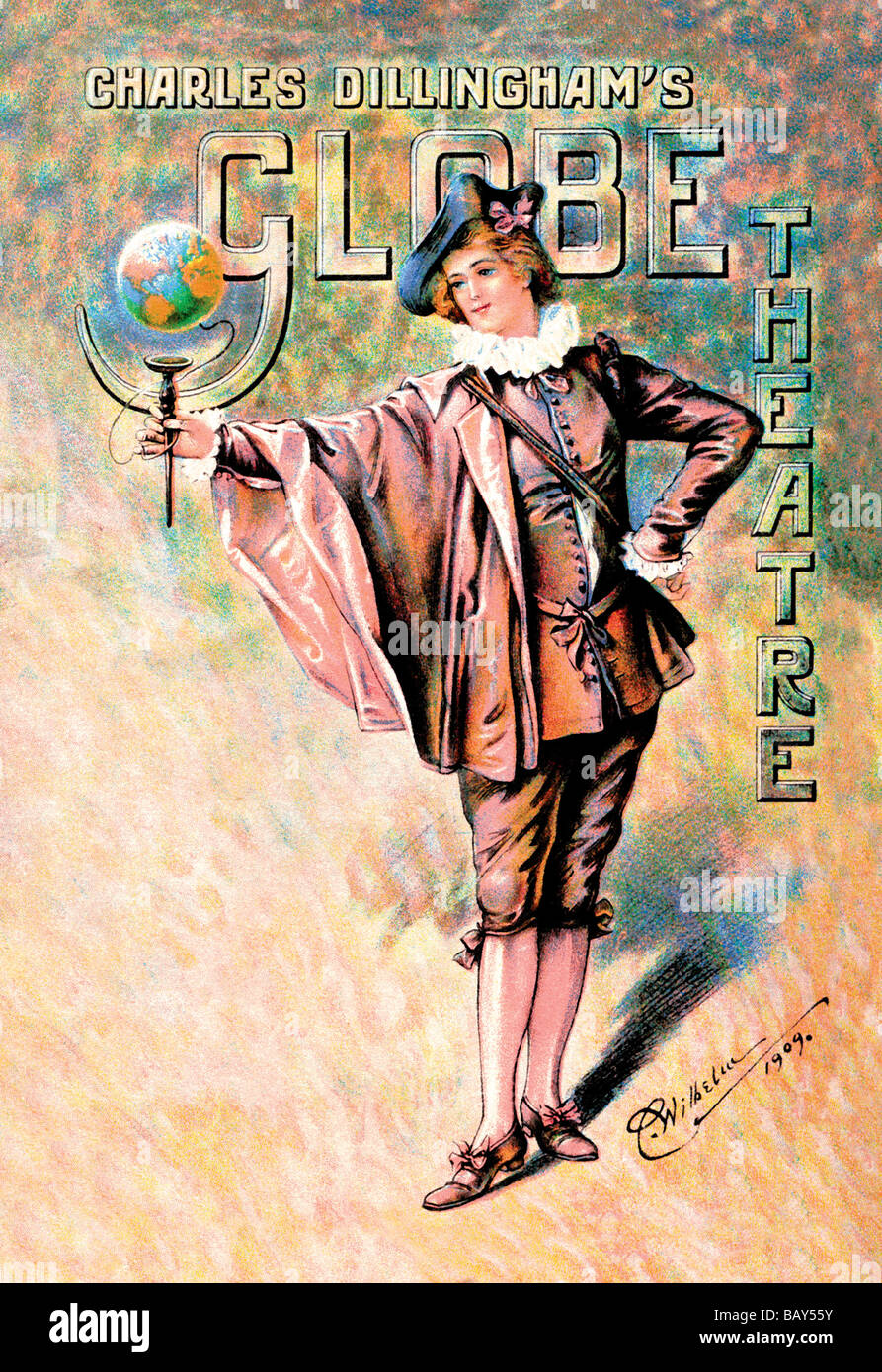Charles Dillinghams Globe Theatre Stockfoto