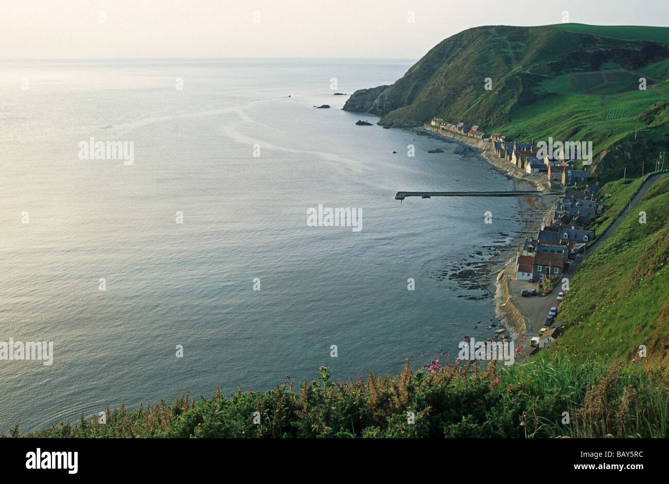 Crovie Dorf in Aberdeenshire, Schottland, Vereinigtes Königreich Stockfoto