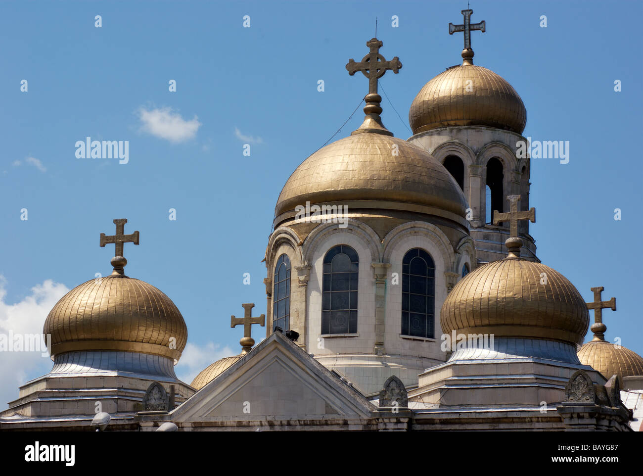 Dormition der Theotokos Kathedrale, auch bekannt als Kathedrale Mariä Himmelfahrt, Varna, Bulgarien Stockfoto