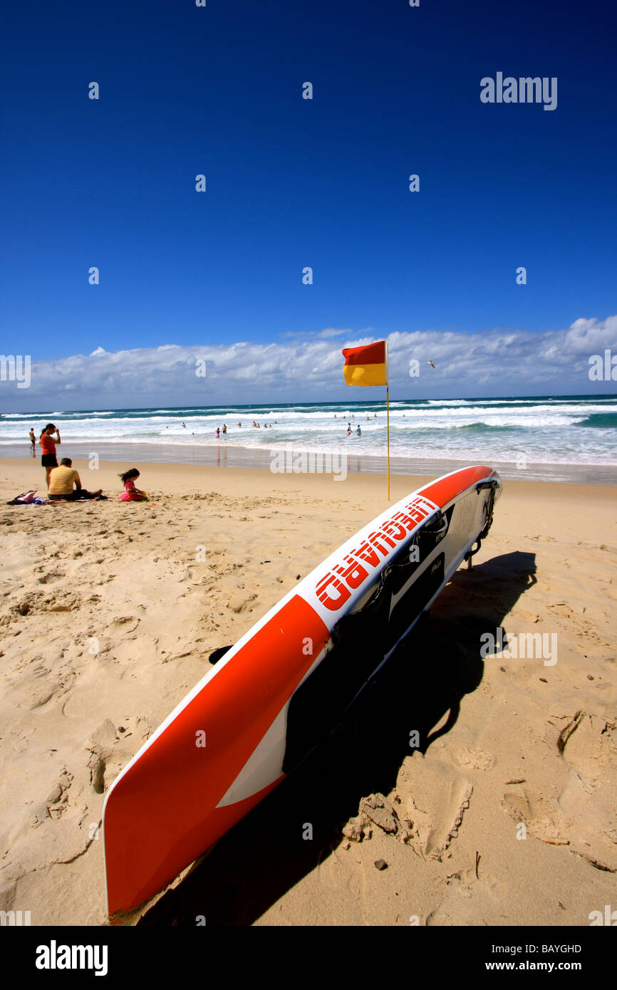 Surfer-Paradies-Strand Stockfoto
