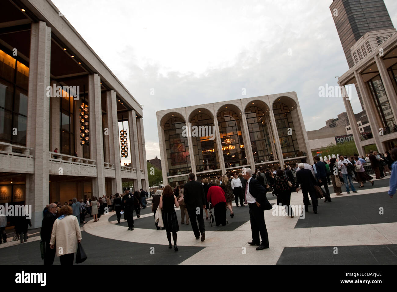 Met Opera Hall im Lincoln Center in New York USA 8. Mai 2009 Stockfoto