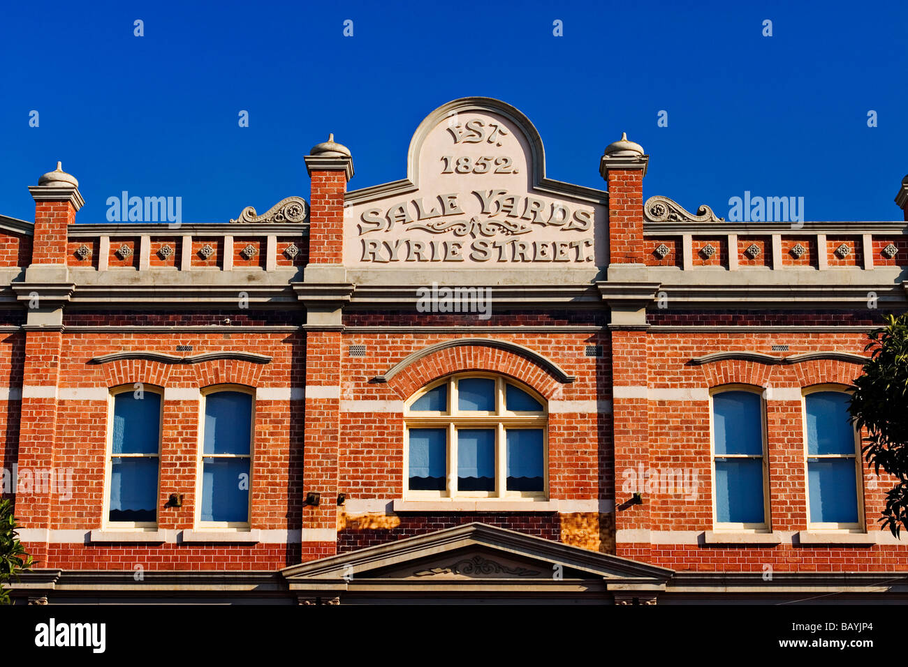 Geelong Australia / die ca. 1852 Verkauf Werften Building.Geelong Victoria Australien. Stockfoto