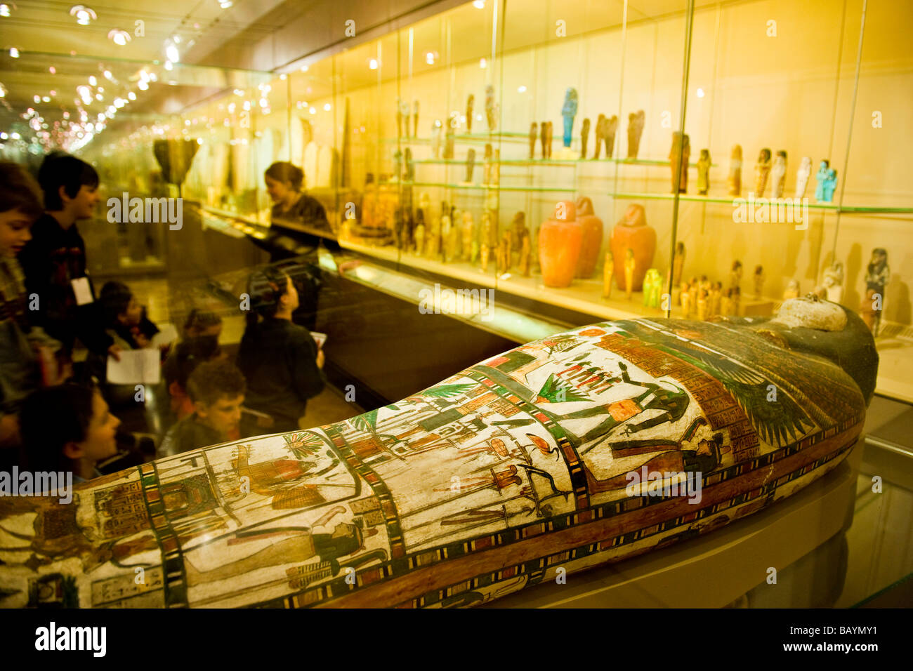 Archäologischen Stadtmuseum ägyptischen Raum Bologna Italien Stockfoto