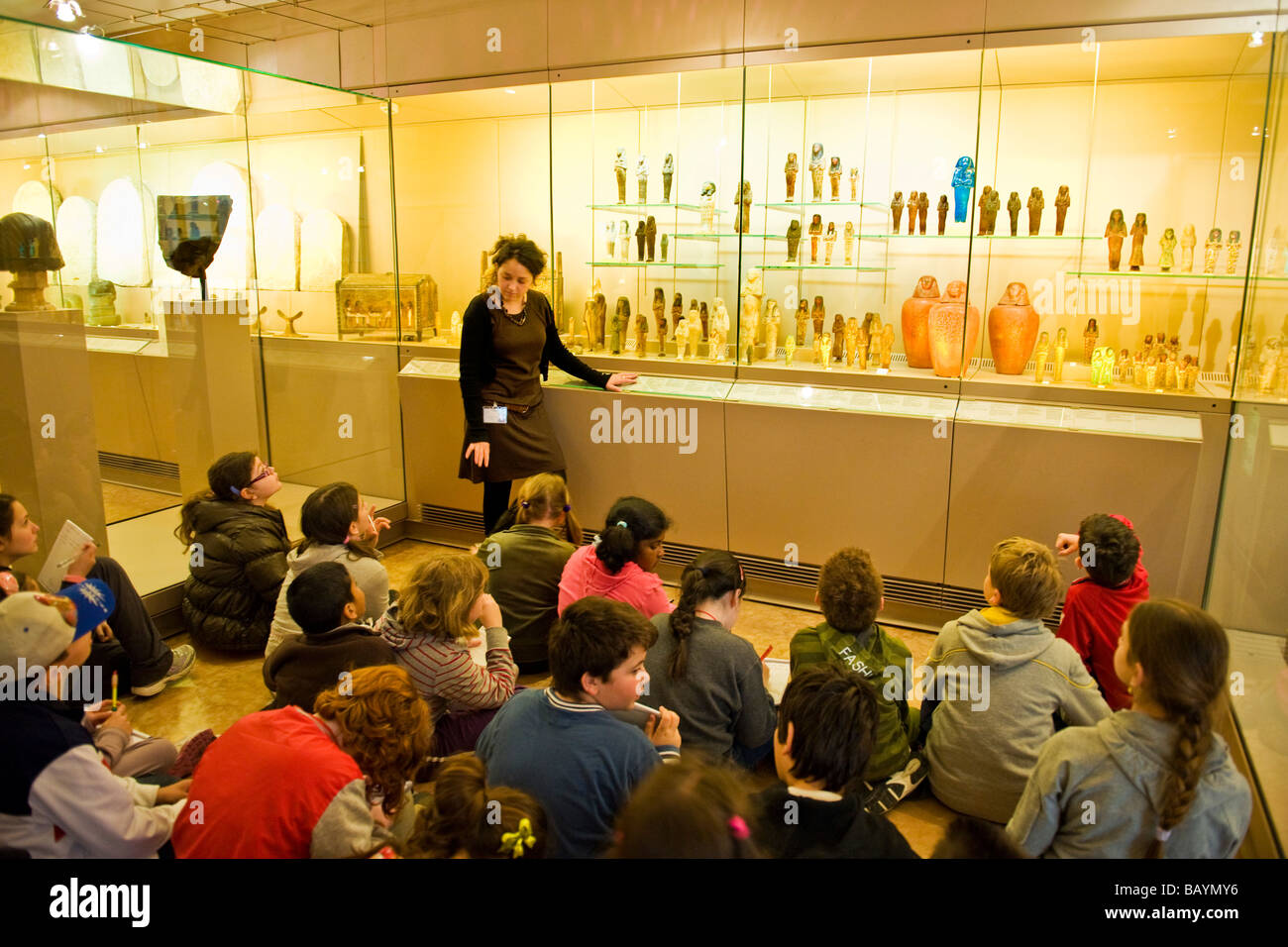 Archäologischen Stadtmuseum ägyptischen Raum Bologna Italien Stockfoto