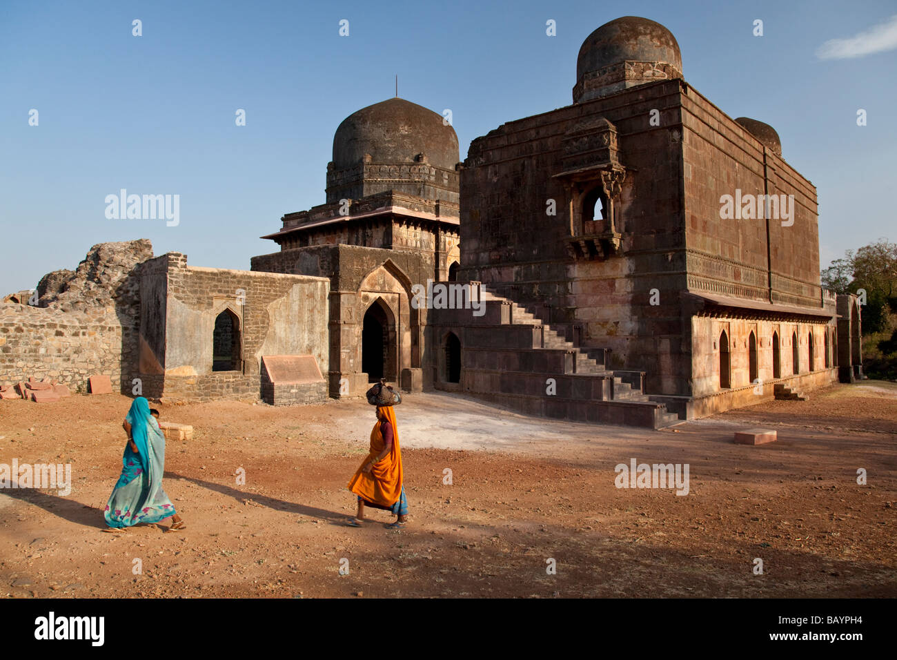 Dai Ki Chhoti Bahan ka Mahal in Indien Mandu Stockfoto