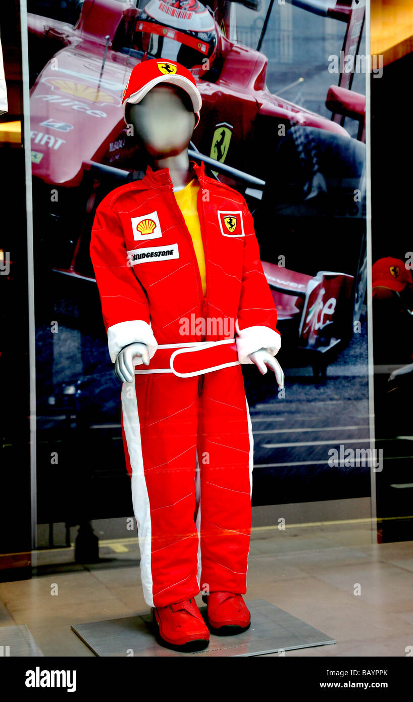 Ferrari Store in der Regent Street, London Stockfoto