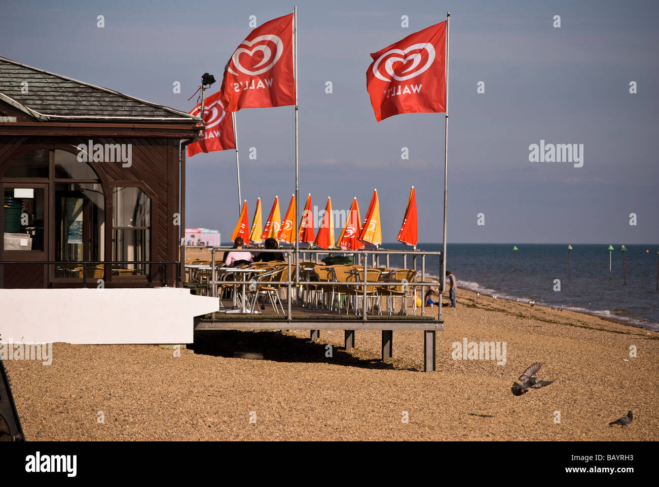 Southend auf Meer Küste Stockfoto