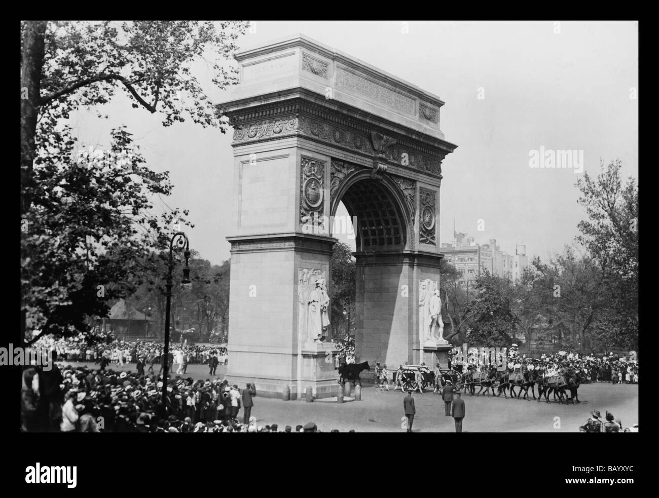 Das Washington Memorial Arch Stockfoto