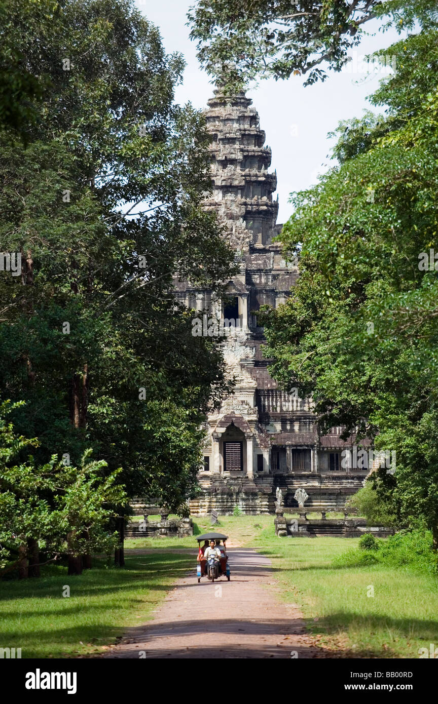 Main Central Tower in Angkor Wat, Kambodscha Stockfoto