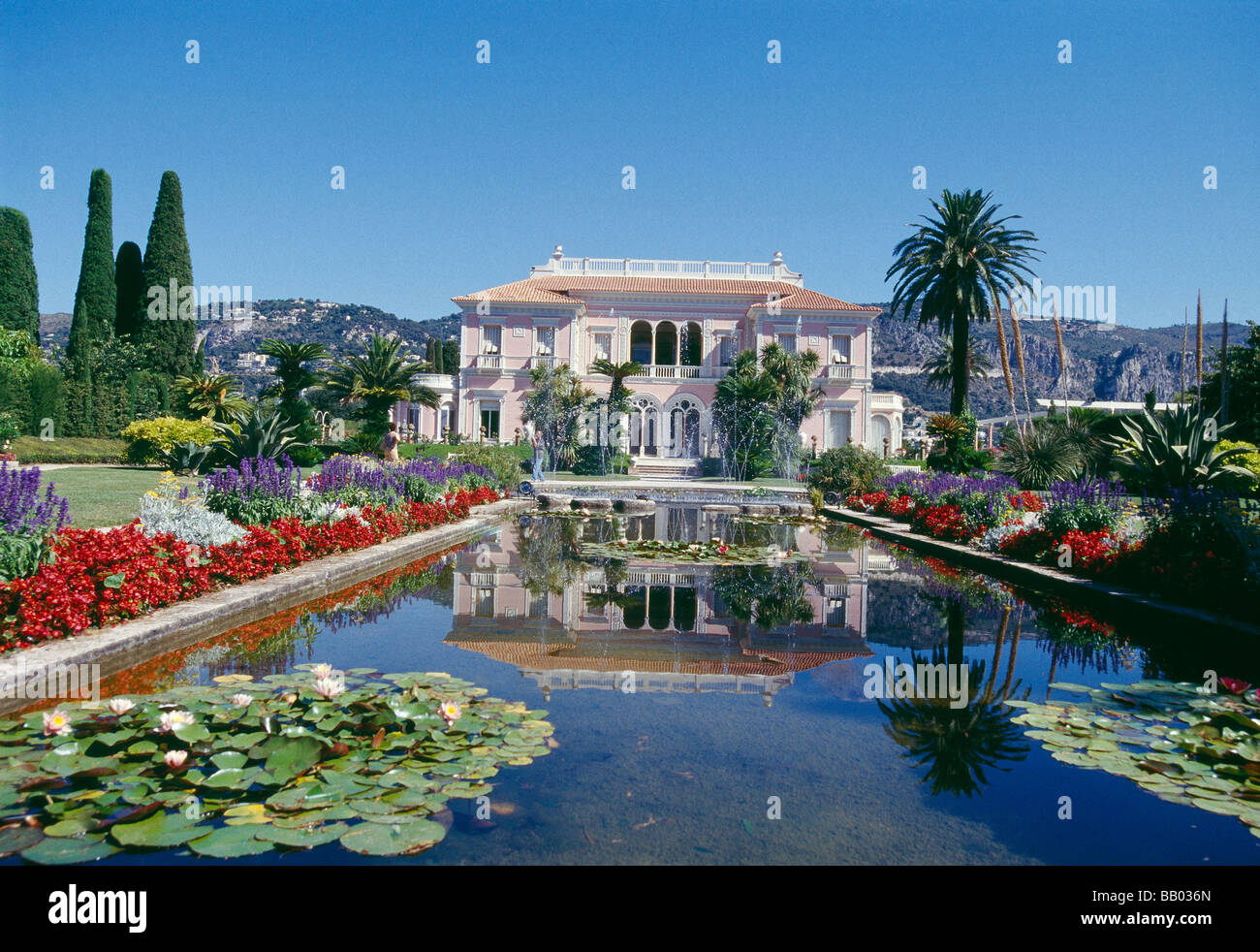 St Jean Cap Ferrat, Villa Ephrussi de Rothschild Stockfoto