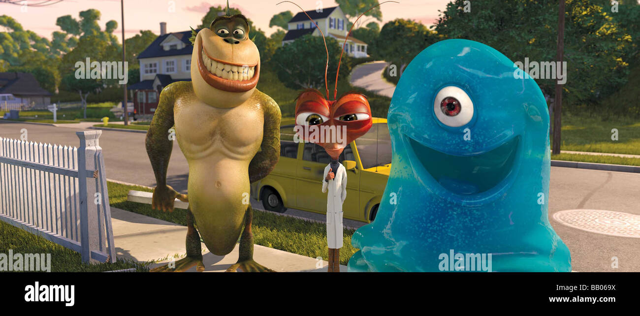 Monsters vs Aliens-Jahr: 2009 Direktoren: Rob Letterman, Conrad Vernon Animation Stockfoto