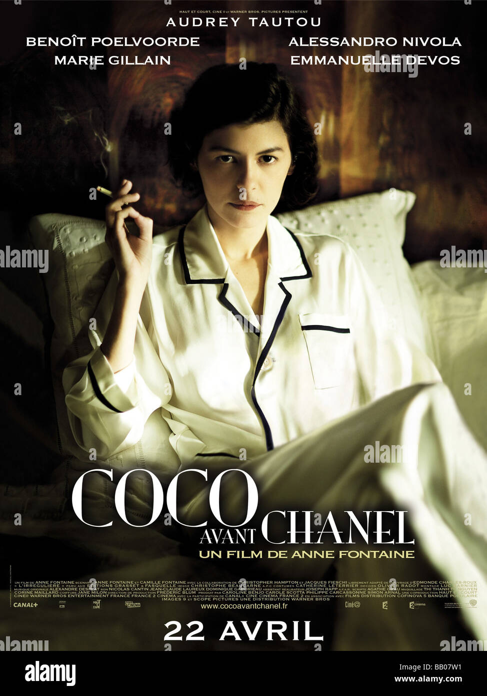 Coco avant Chanel Coco vor Chanel Jahr: 2009 Frankreich Regie: Anne Fontaine Audrey Tautou Film Poster Stockfoto