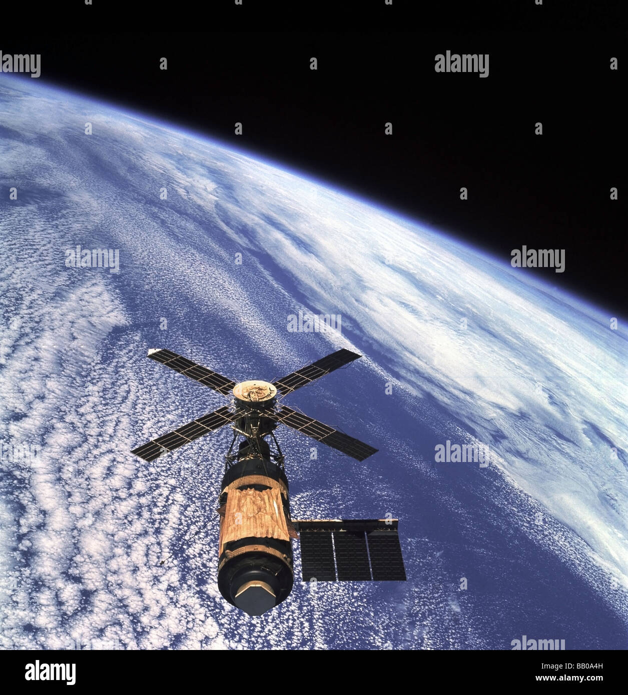 Weltraum Satellit Erde "Bildnachweis NASA" Stockfoto