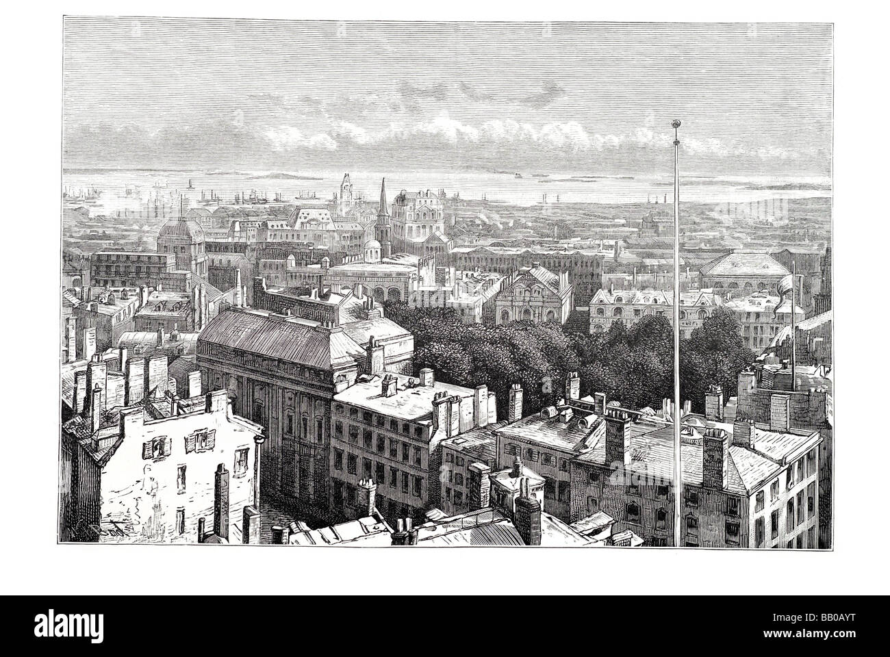 Boston vom Repräsentantenhaus Hauptstadt Massachusetts USA New England kulturelle Zentrum Rhode Island New Hampshire Maine sh Stockfoto