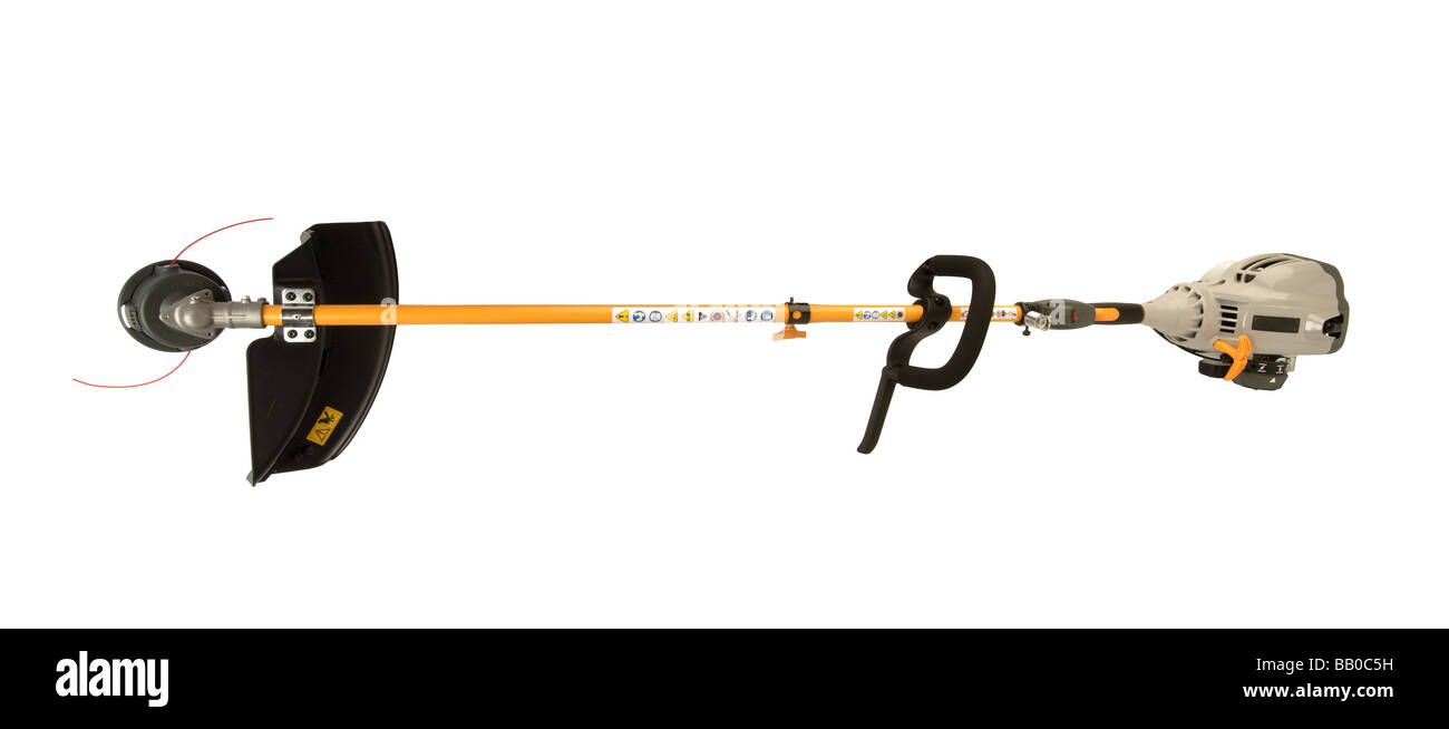 Gartengerät, Strimmer oder Fadenschneider oder Unkrautfresser Stockfoto