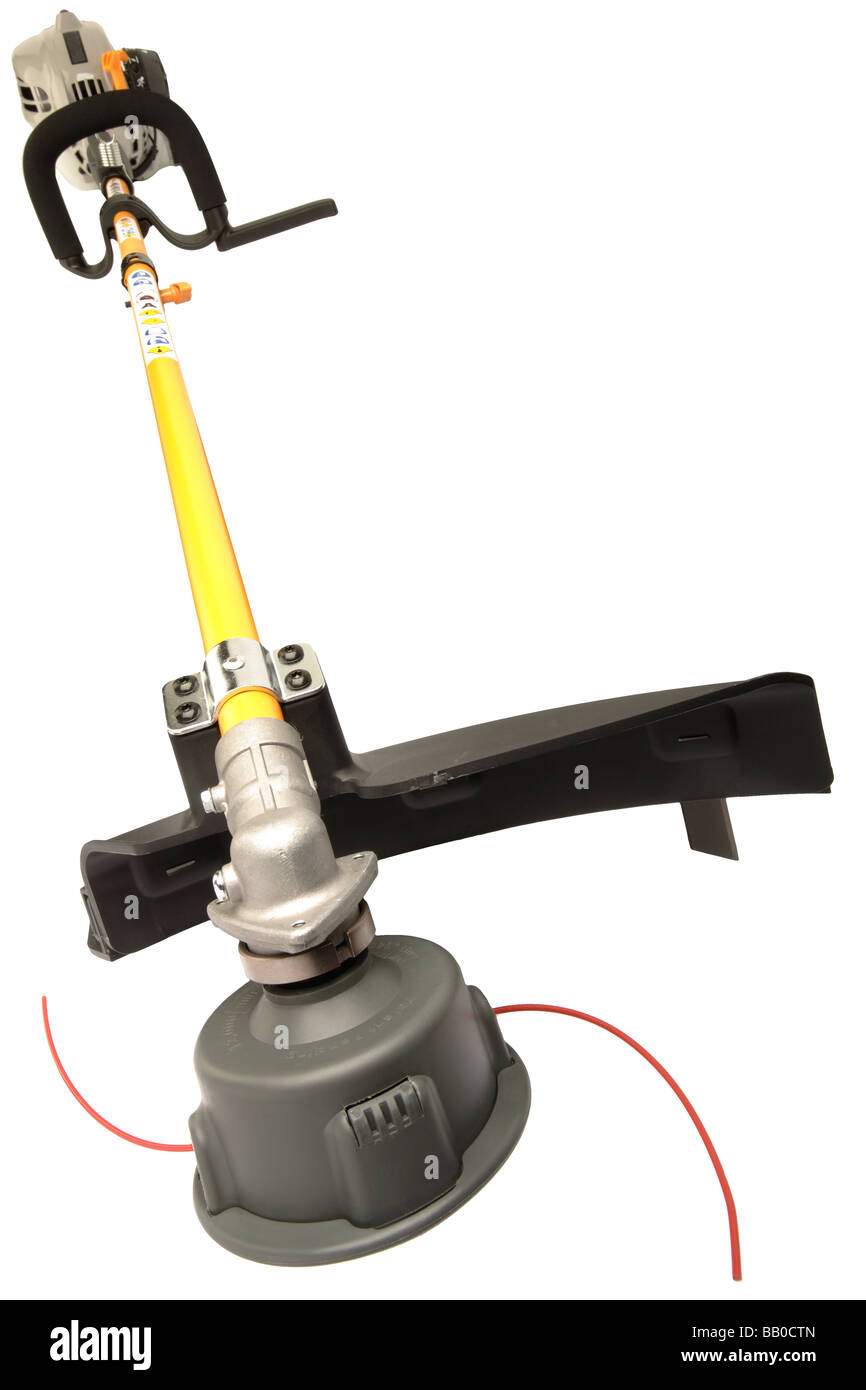 Gartengerät, Strimmer oder Fadenschneider oder Unkrautfresser Stockfoto