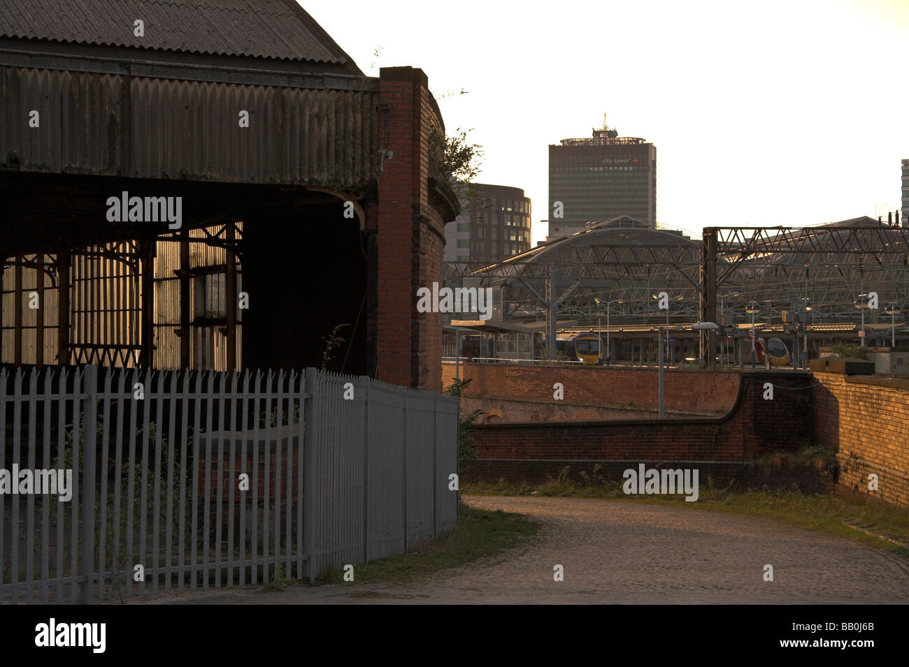 Verlassenen Bahnhof, Mayfield Station Piccadilly Station, Mayfield Street, Manchester, UK Stockfoto