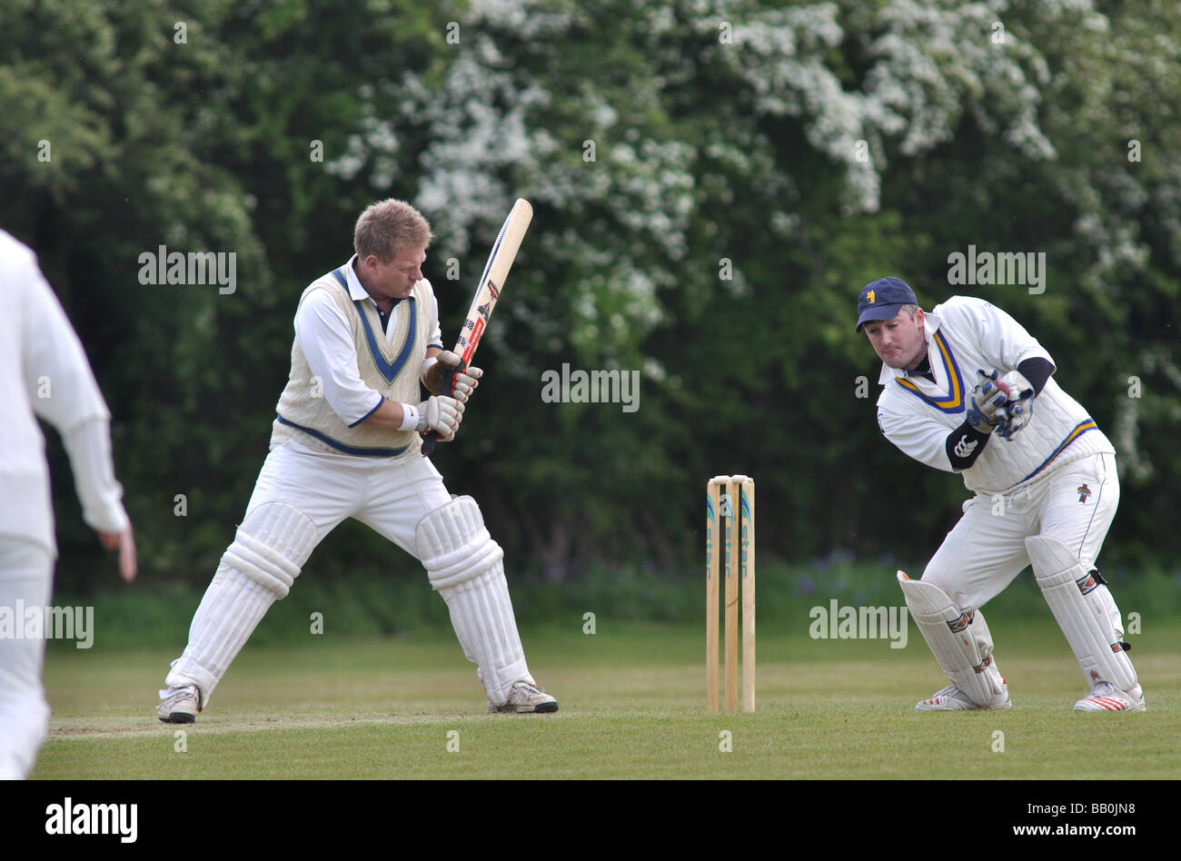 Dorf Cricket bei Lapworth, Warwickshire, England, UK Stockfoto