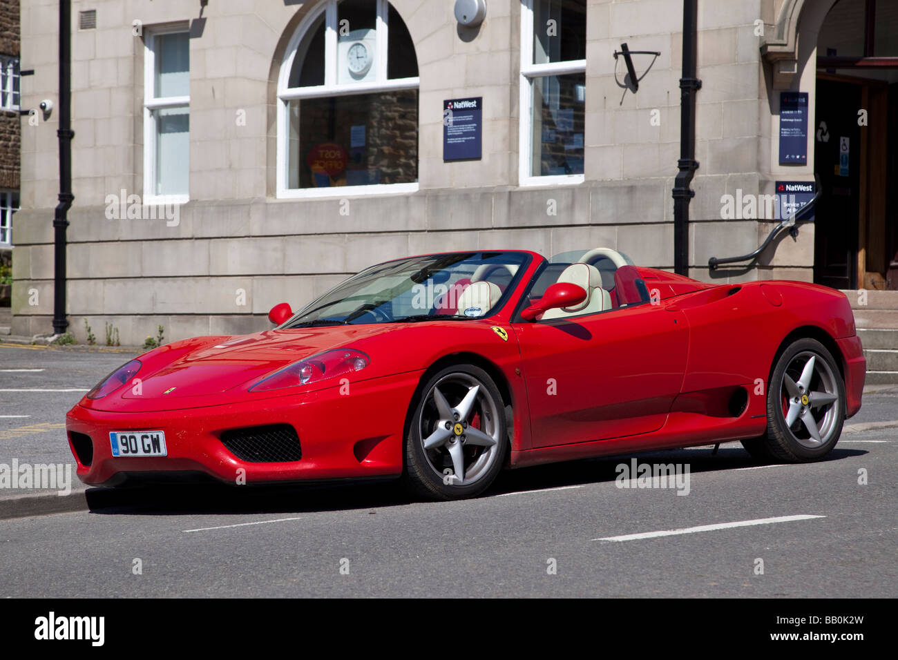 Ferrari 360 Spider Stockfoto