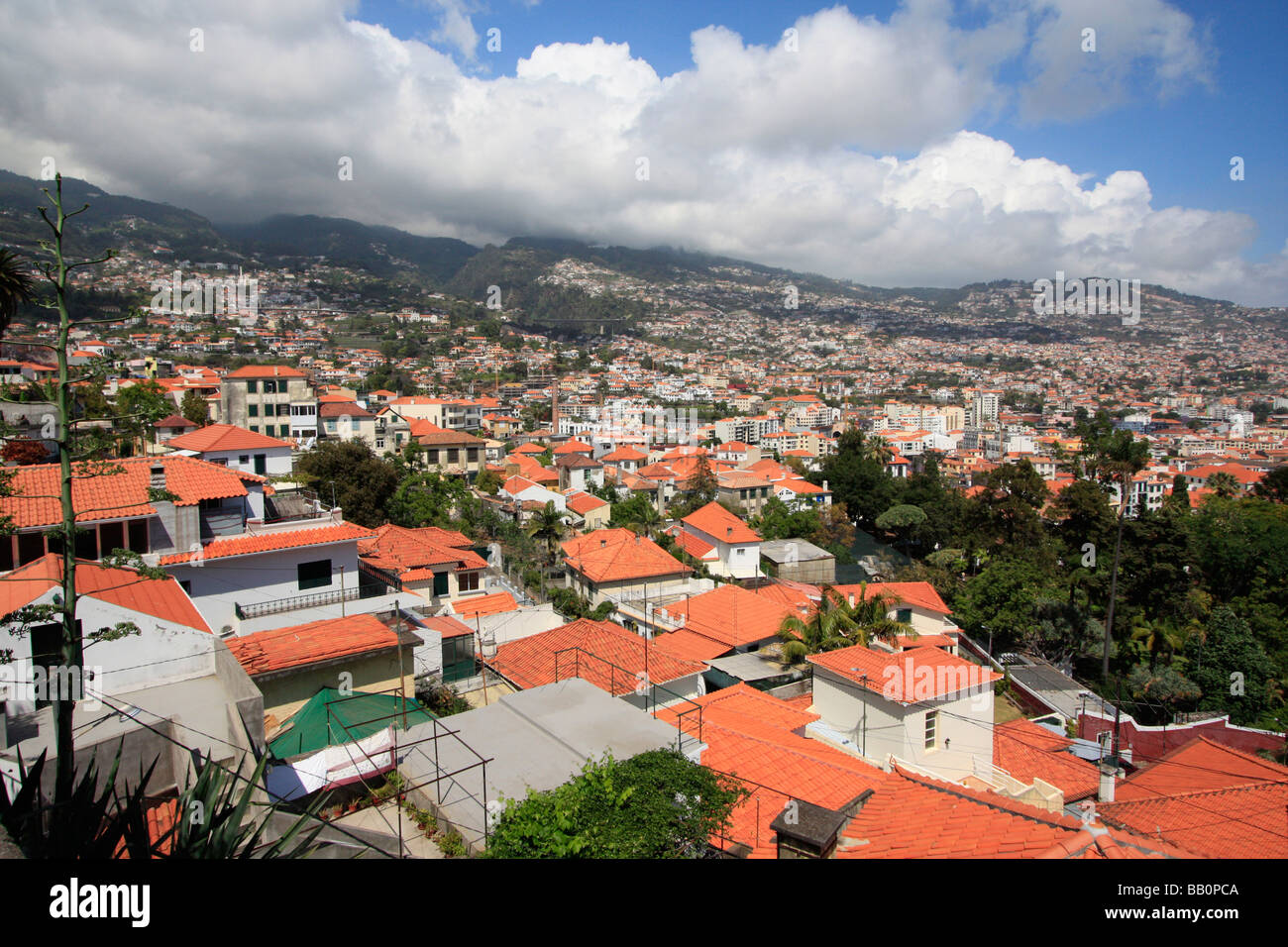 Funchal Madeira Meer Stadt portugiesische Insel im mittleren Atlantik Stockfoto