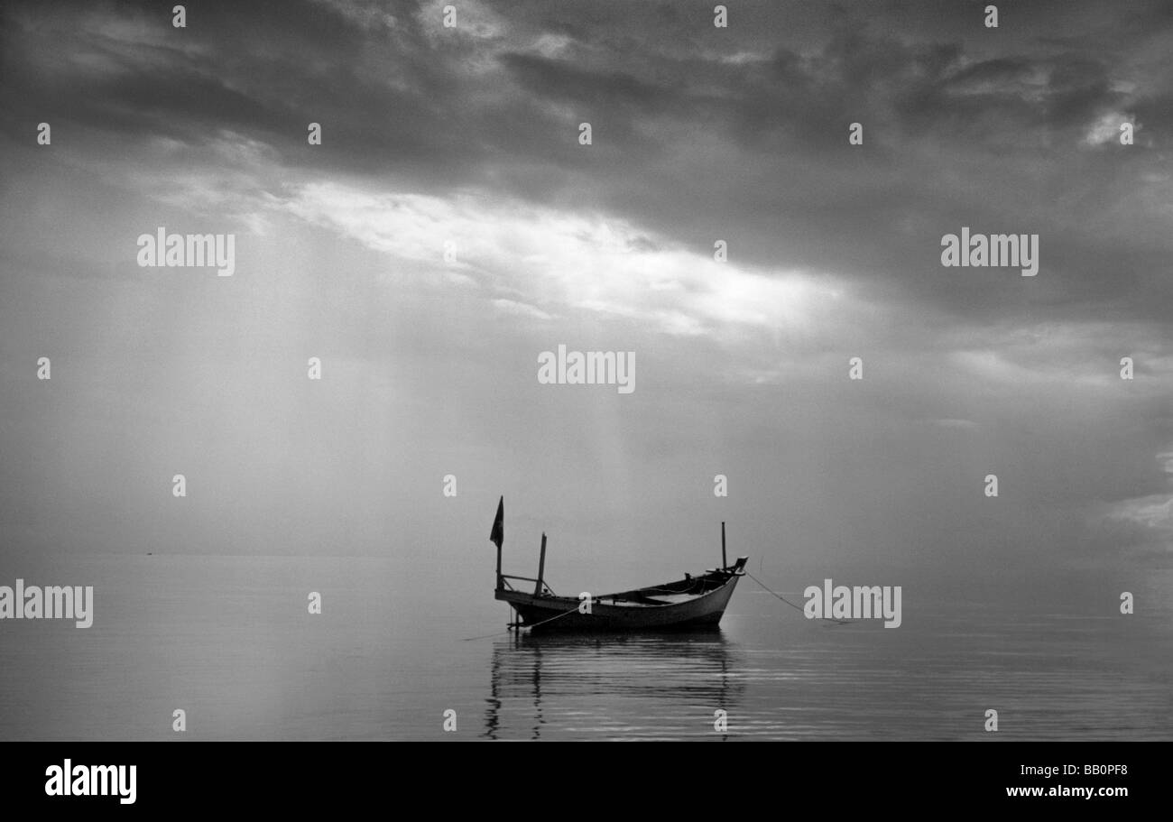 Abend an der Insel Phu Quoc, Vietnam. Stockfoto