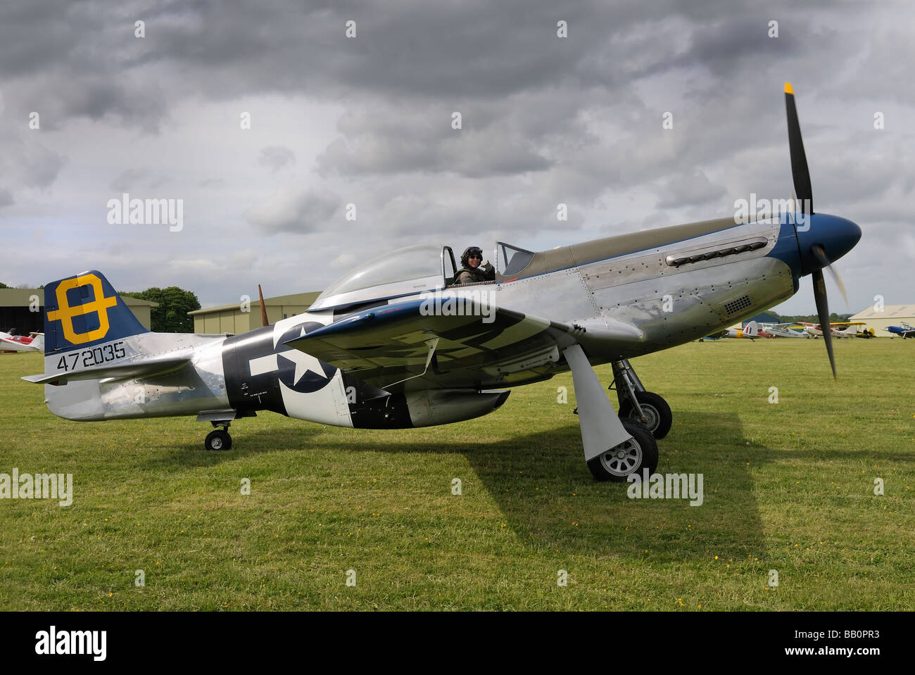 Mustang P51-D Stockfoto