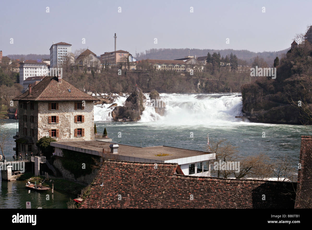 Rheinfall in der Schweiz Stockfoto