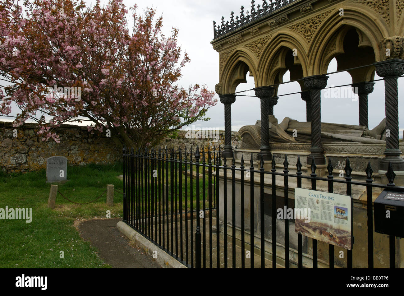 Das Grace Darling Memorial, Bamburgh Stockfoto