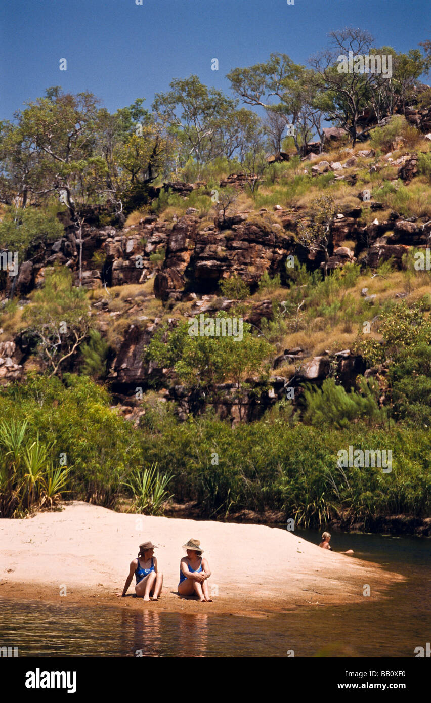 Touristen, Kimberley-Region, Western Australia Stockfoto