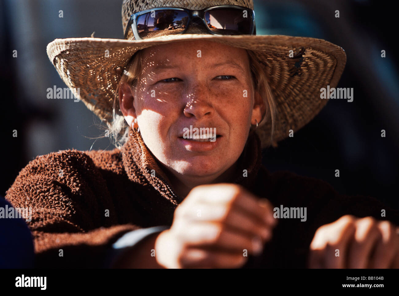 Bahnhof Hand, Outback Australien Stockfoto