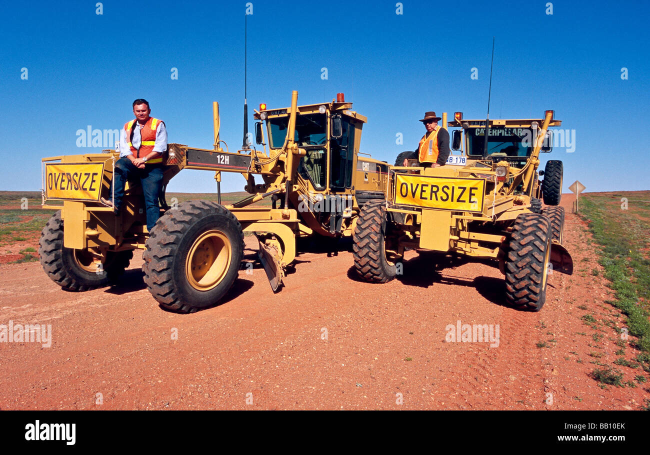 Benotung Road Crew, Outback Australien Stockfoto