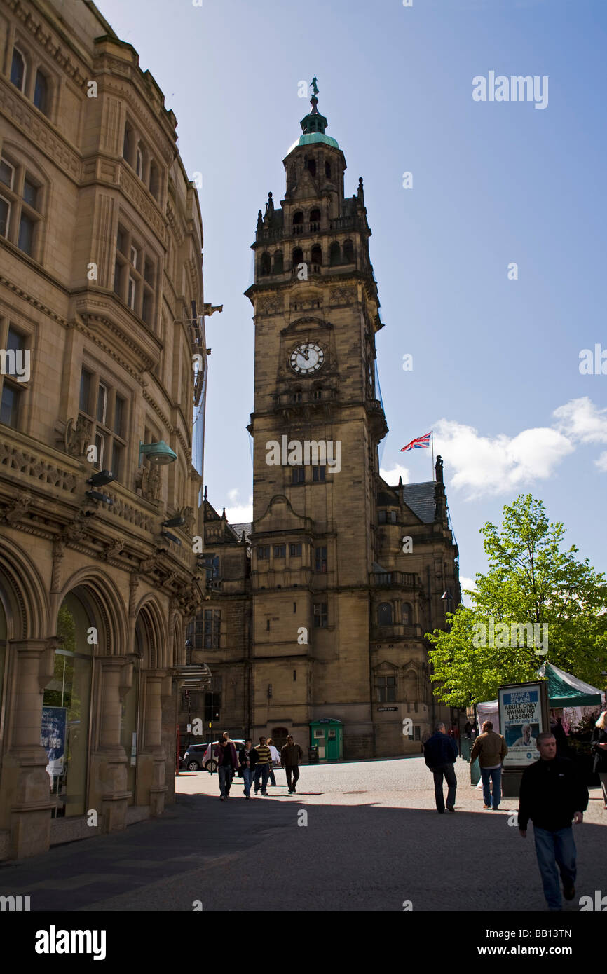 Sheffield-Rathaus Stockfoto