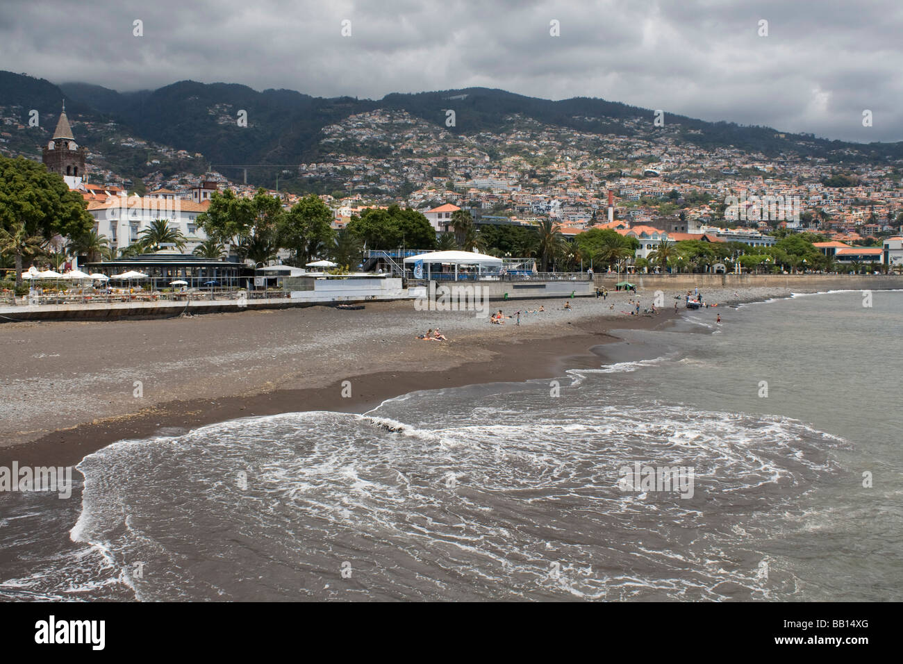 Funchal Madeira Meer Stadt portugiesische Insel im mittleren Atlantik Stockfoto