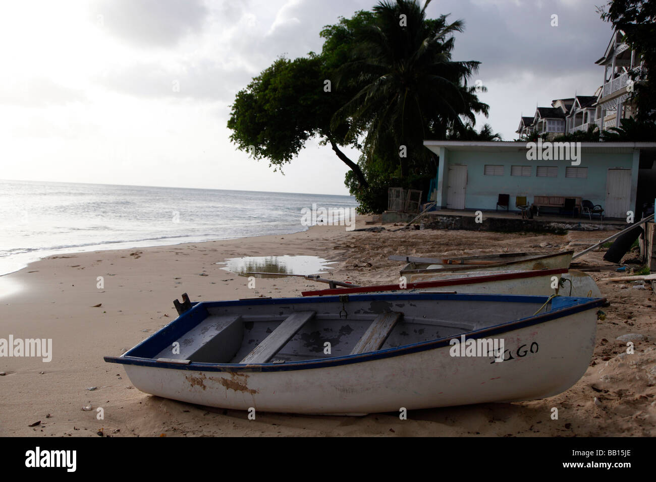 Barbados St James Beach Stockfoto