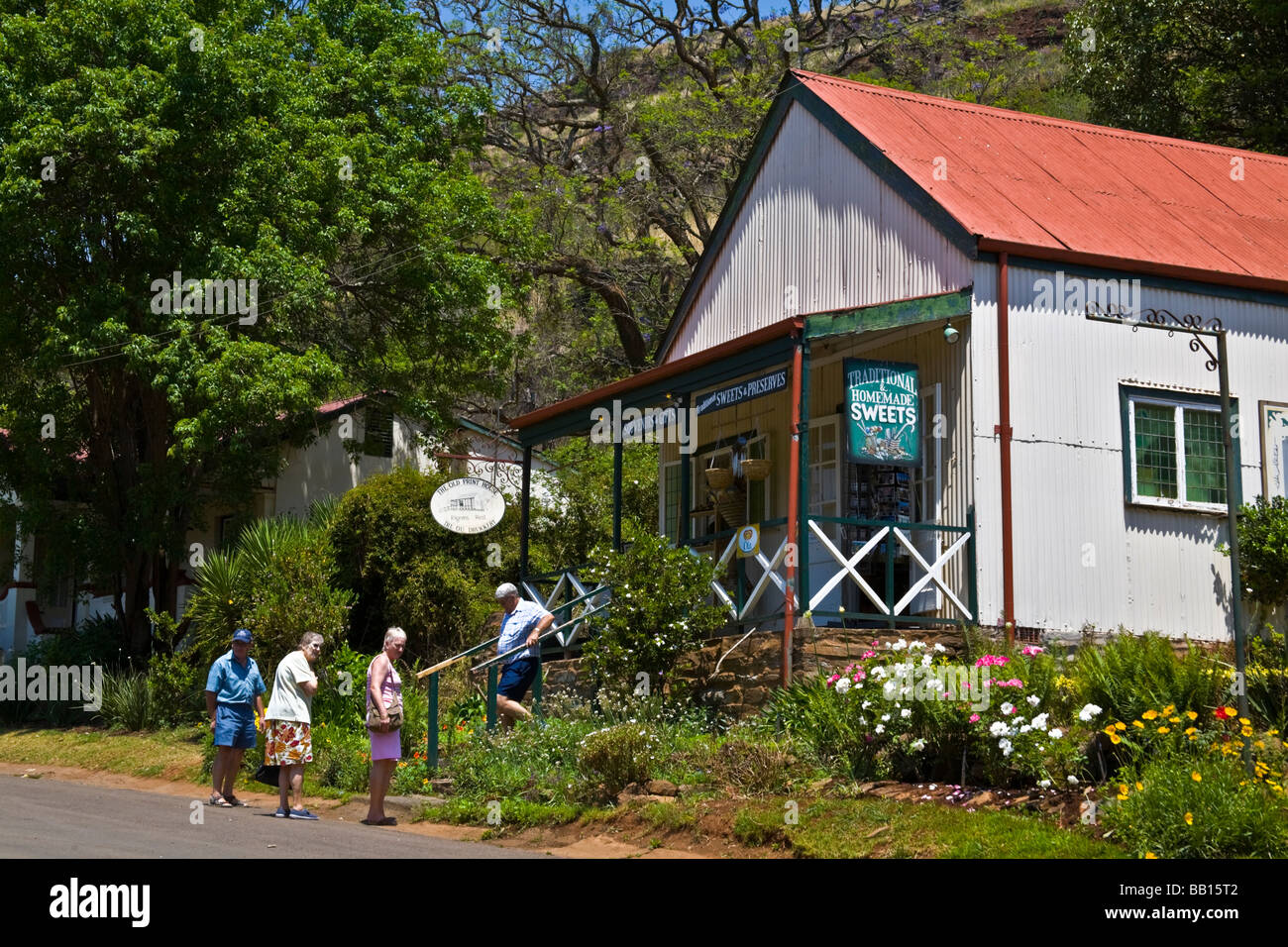 Die alten Drucken House, Pilgrim es Rest, Mpumalanga, Südafrika Stockfoto