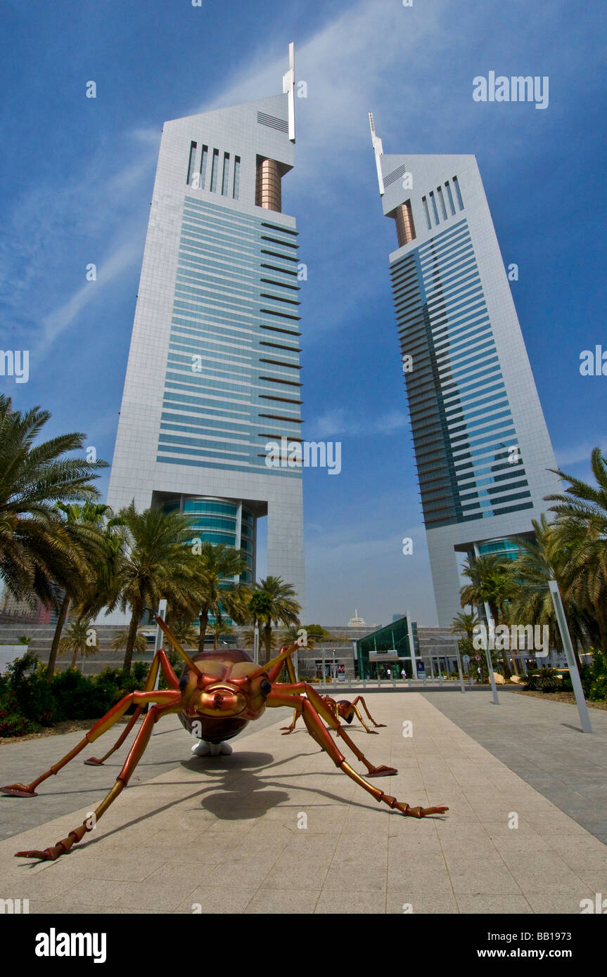 Emirates Towers Dubai Stockfoto