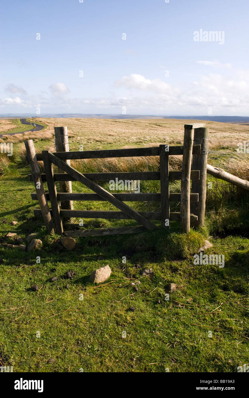 Die Otterburn reicht Northumberland England Stockfoto