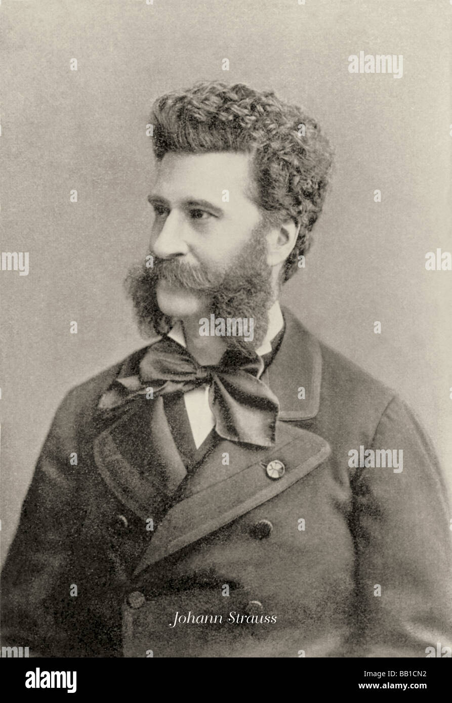 Johann Strauss Stockfoto