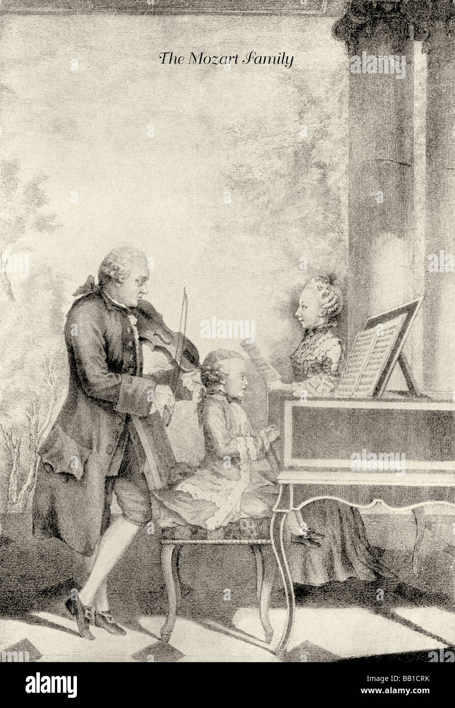 Was Verzögerte Die Abreise Der Familie Mozart In Den Haag Mozart familie -Fotos und -Bildmaterial in hoher Auflösung – Alamy