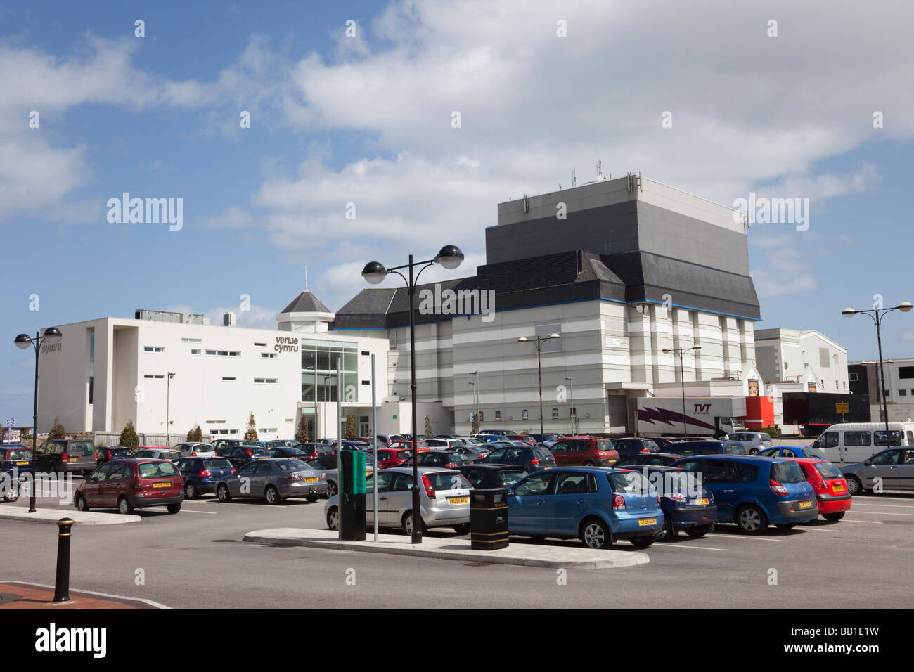 Llandudno Conwy North Wales UK Europa Venue Cymru Theater Arena und Konferenz Zentrum Gebäudehülle Stockfoto