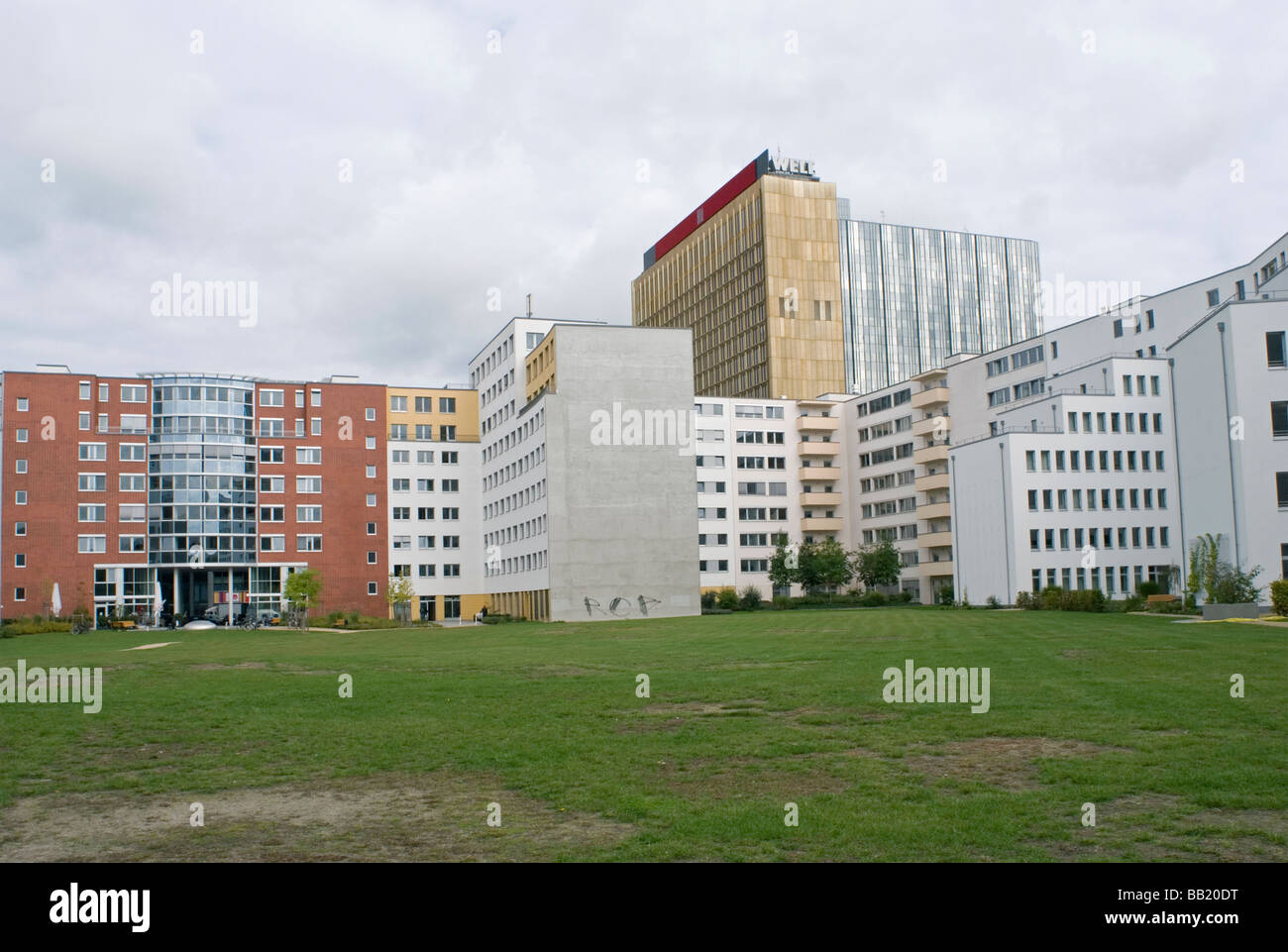 Axel Springer Verlag und anderen Gebäuden Kreuzberg Berlin Deutschland Stockfoto