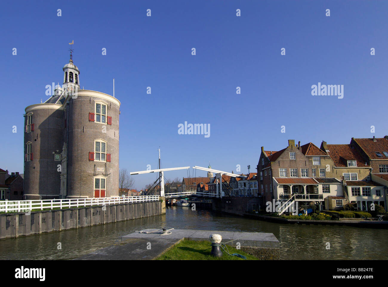 Enkhuizen, Europa, Niederlande, Nord-Holland, West-Frisia Usselmeer Stockfoto