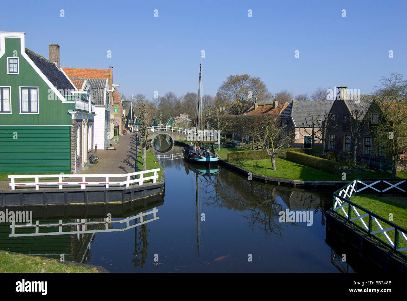Europa, Niederlande, Nord Holland, West-Frisia, Enkhuizen, Zuider Zee Museum Stockfoto