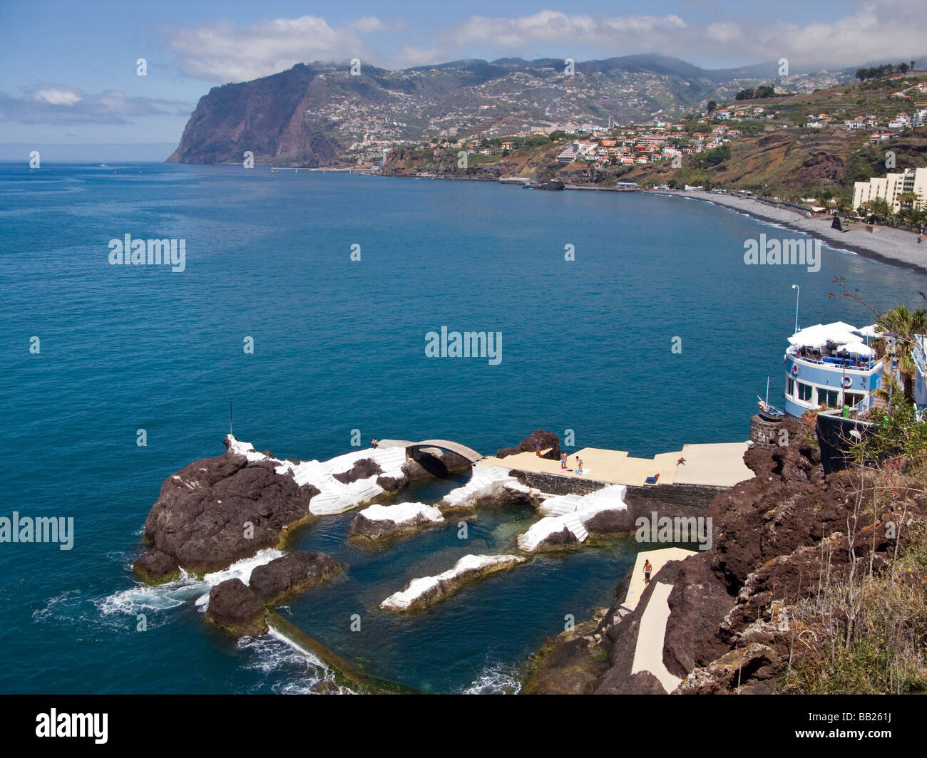Pocas tun, Gomez, Praia Formosa und Cabo Girao, Ponta da Cruz, Funchal, Madeira Stockfoto