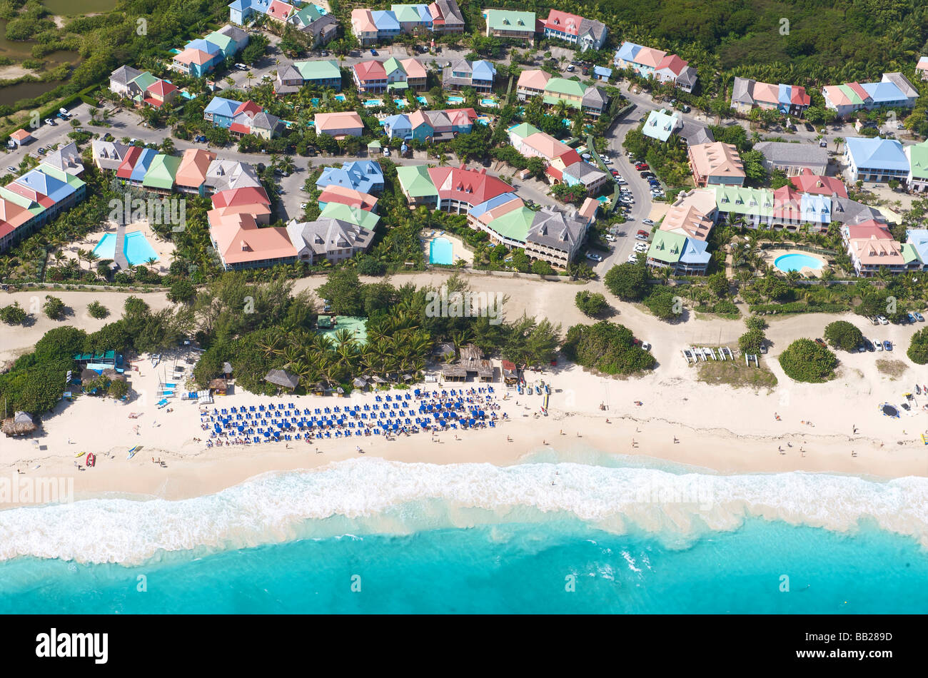 St Martin Orient Bay Stockfoto