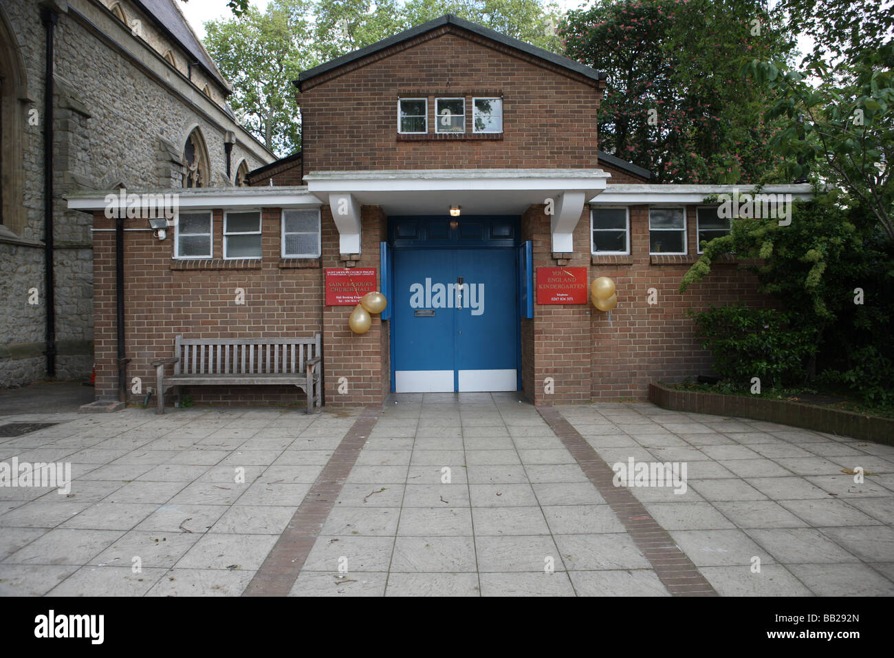 Young England Kindergarten, London, wo Lady Diana Spencer vor der