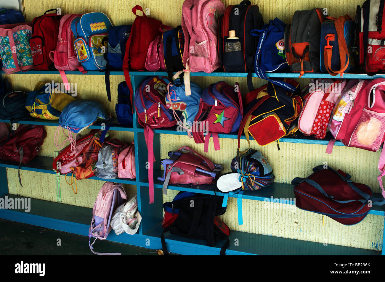Niederländische Antillen-Bonaire-Kindergarten Stockfoto